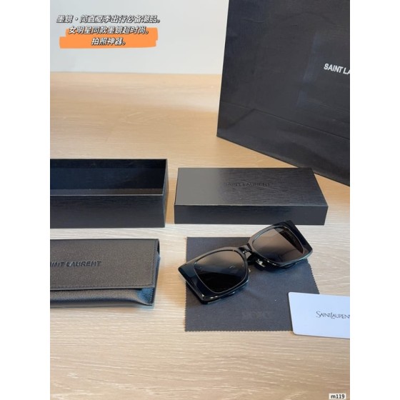 Saint Laurent Black Square Sunglasses